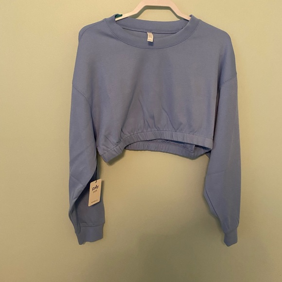 NWT light blue cropped sweater - Picture 4 of 5
